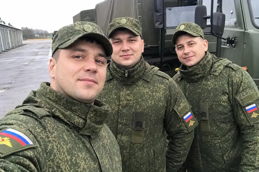 Селфи бойцов подразделения