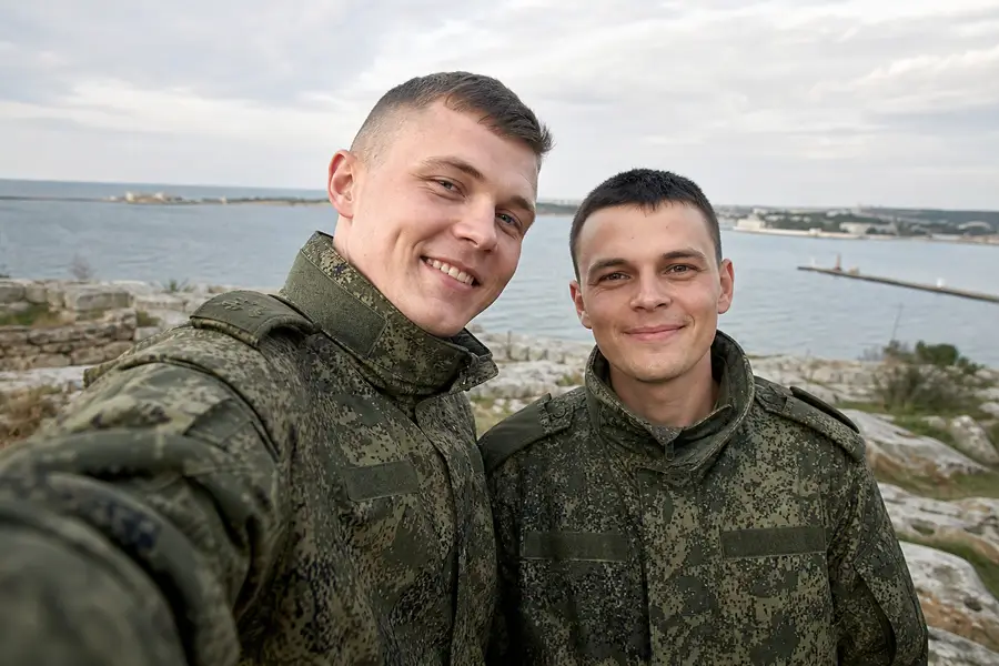 Селфи бойцов подразделения